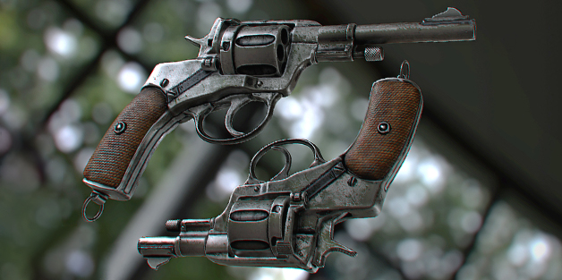 Old work - Nagant Revolver